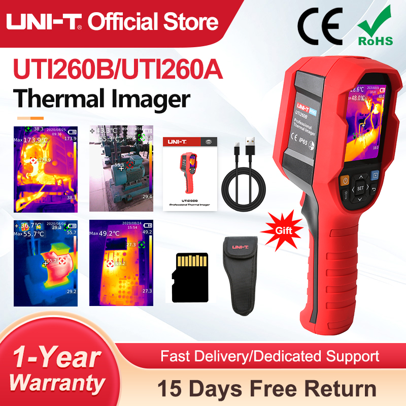 Thermal Imaging Camera 256X192 - UNI-T UTI260B UTI260A 열화상 카메라 256X192