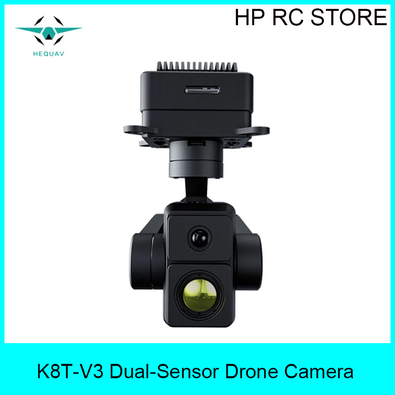Thermal Imager Drone Gimbal - HEQUAV K8T-V3 듀얼 센서 드론 카메라