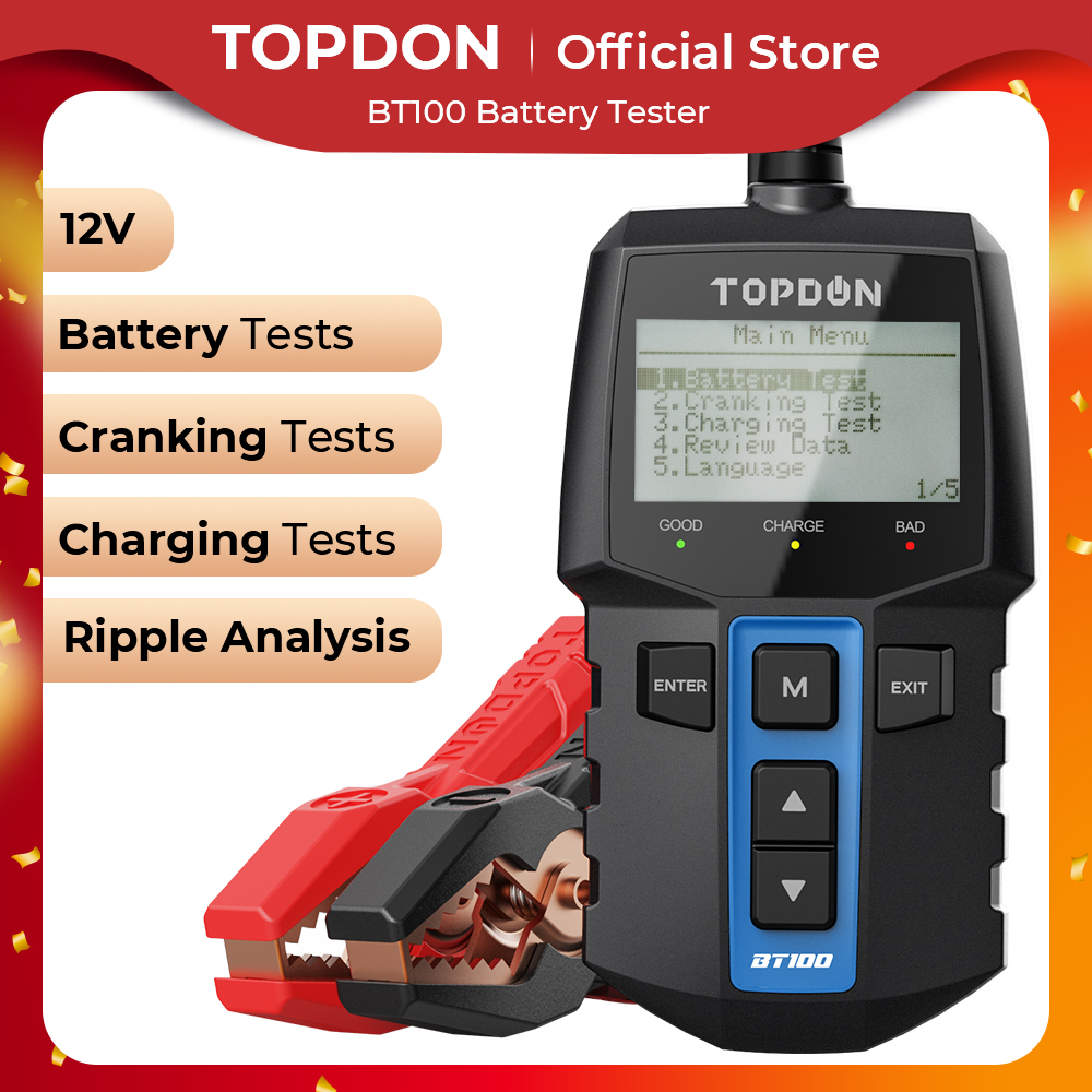 Topdon Tc001 Thermal Camera - TOPDON BT100 12V 자동차 배터리 테스터