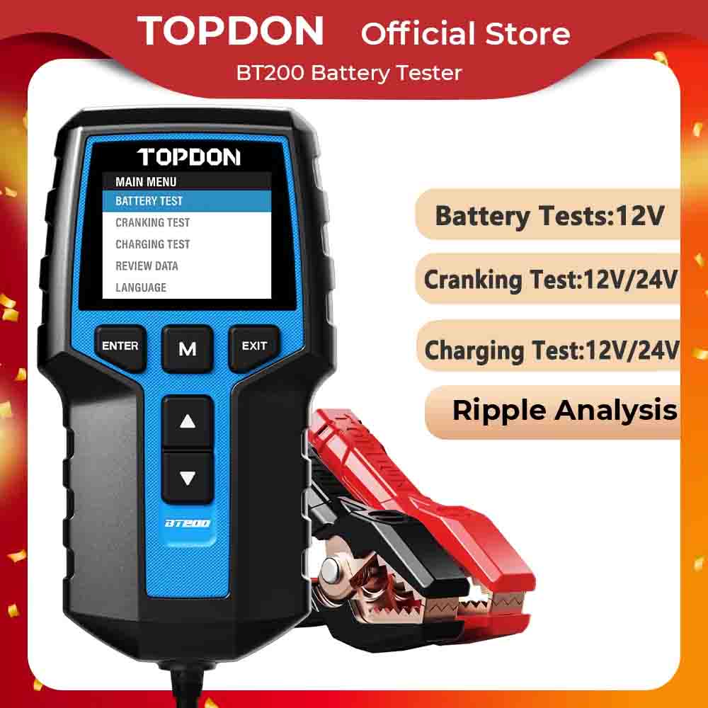 Topdon Tc001 Thermal Camera - TOPDON BT200 휴대용 배터리 테스터 자동차