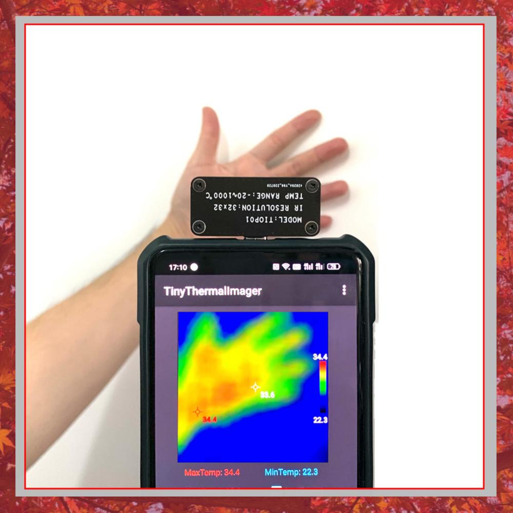 Tiop01 Thermal Camera - TIOP01 32x32 열화상 카메라 야간 투시경
