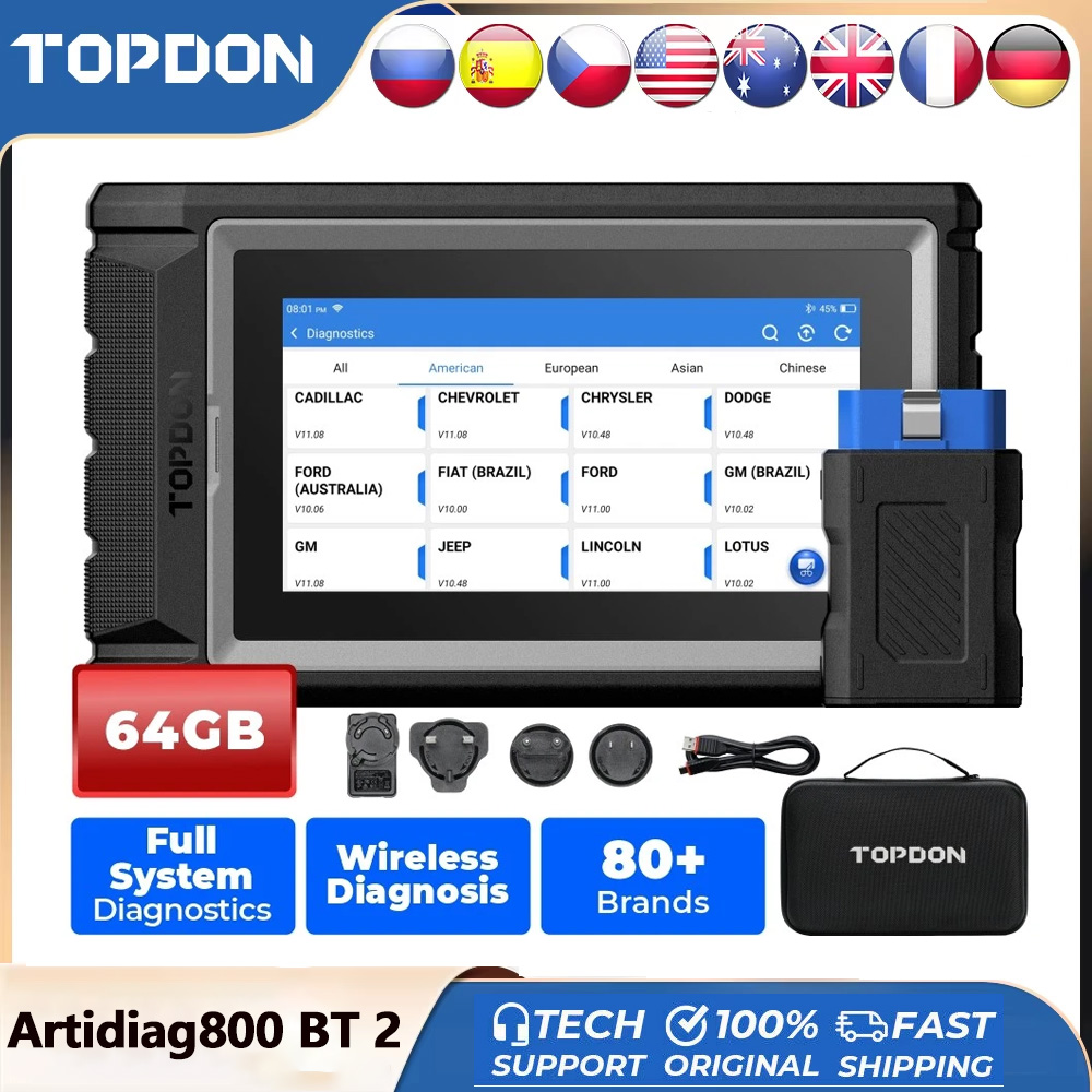 Topdon Tc001 Thermal Camera - TOPDON ArtiDiag800 BT 2 차량 진단