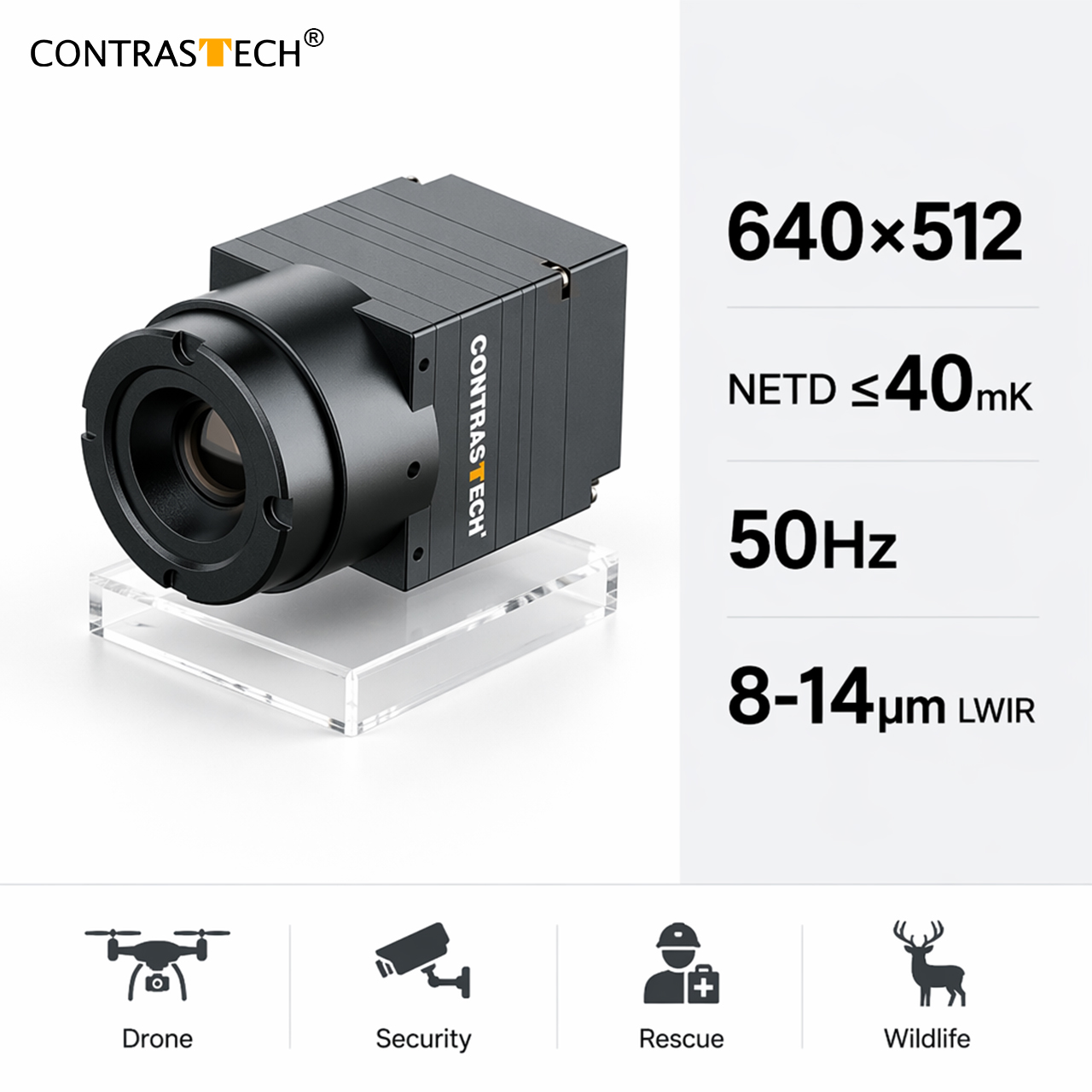 Thermal Module 640X512 Core - 640x512 열화상 카메라 모듈 광시야각 LWIR