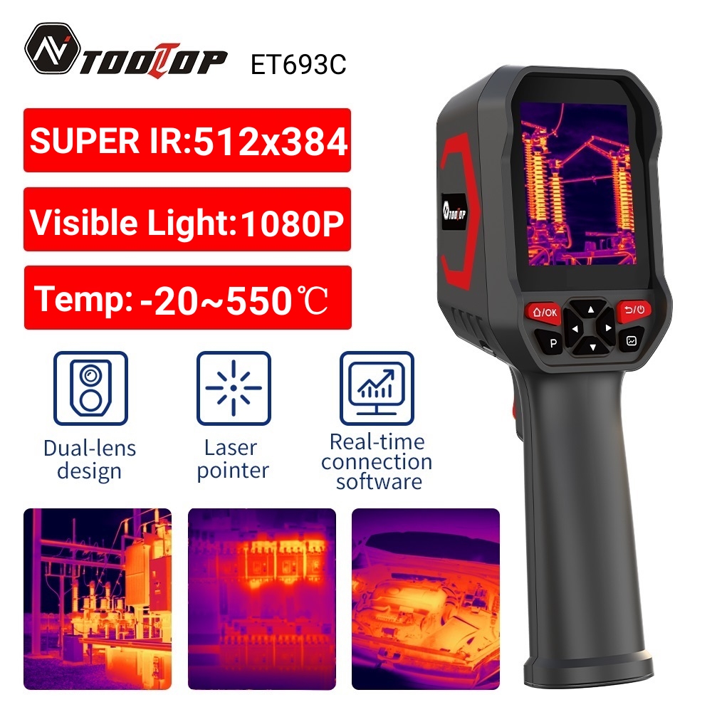 Nf 521 Thermal Imaging Camera - TOOLTOP ET693C 슈퍼 IR 512x384 열화상