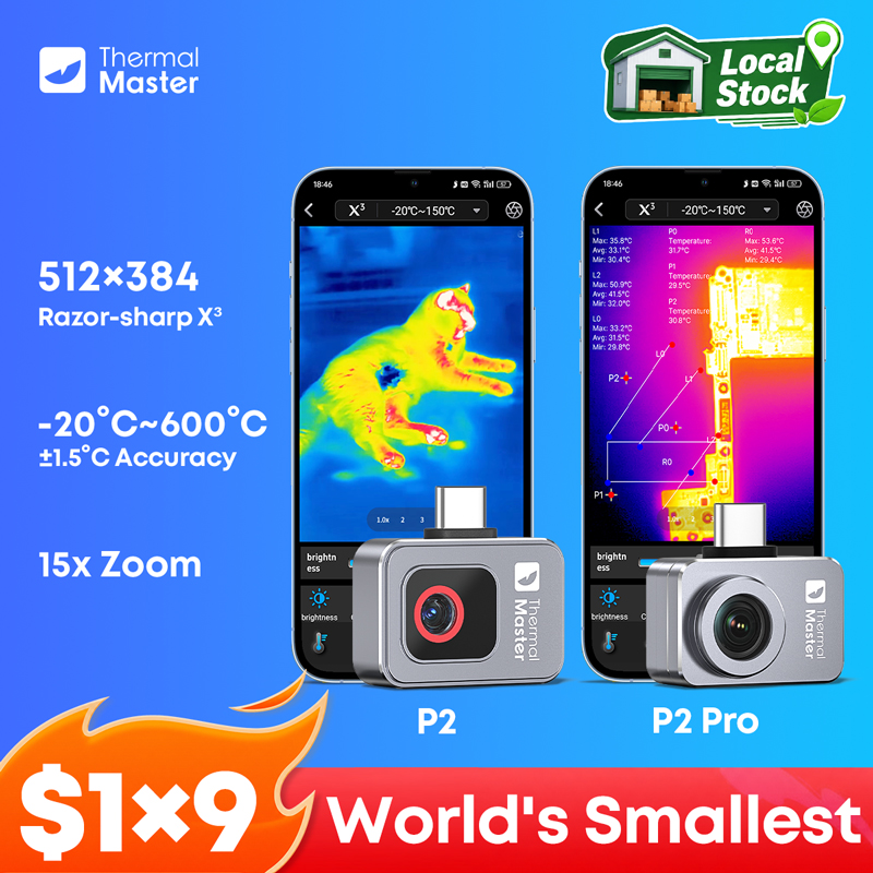 Infiray P2 Pro Macro Lens - P2//P2Pro 열화상 카메라 열 감지 512