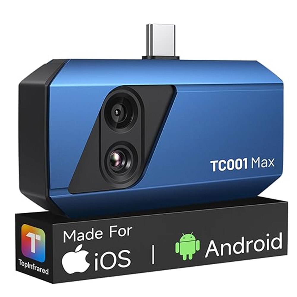 안드로이드/아이폰(타입C)용 1.5MP 비주얼 카메라가 - Topdon Tc001 Thermal Camera 리뷰 및 가격