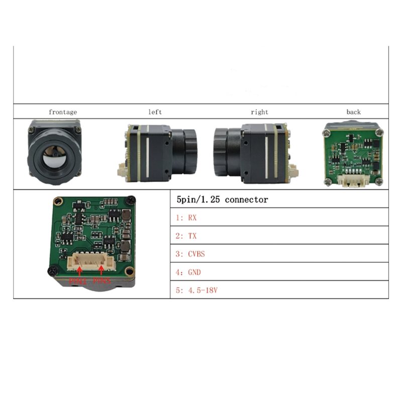 B24B 열화상 카메라 모듈 고화질 카메라 CVBS 인 - Thermal Imaging Camera 256X192 리뷰 및 가격