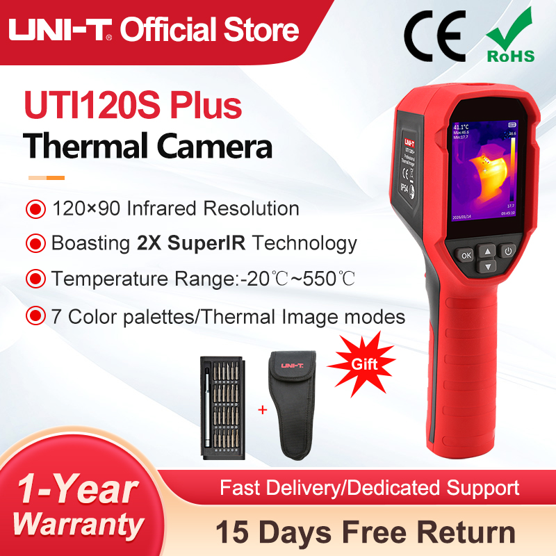 UNI-T 열화상 카메라 UTI120S+ 120×90  - Nf 521 Thermal Imaging Camera 리뷰 및 가격