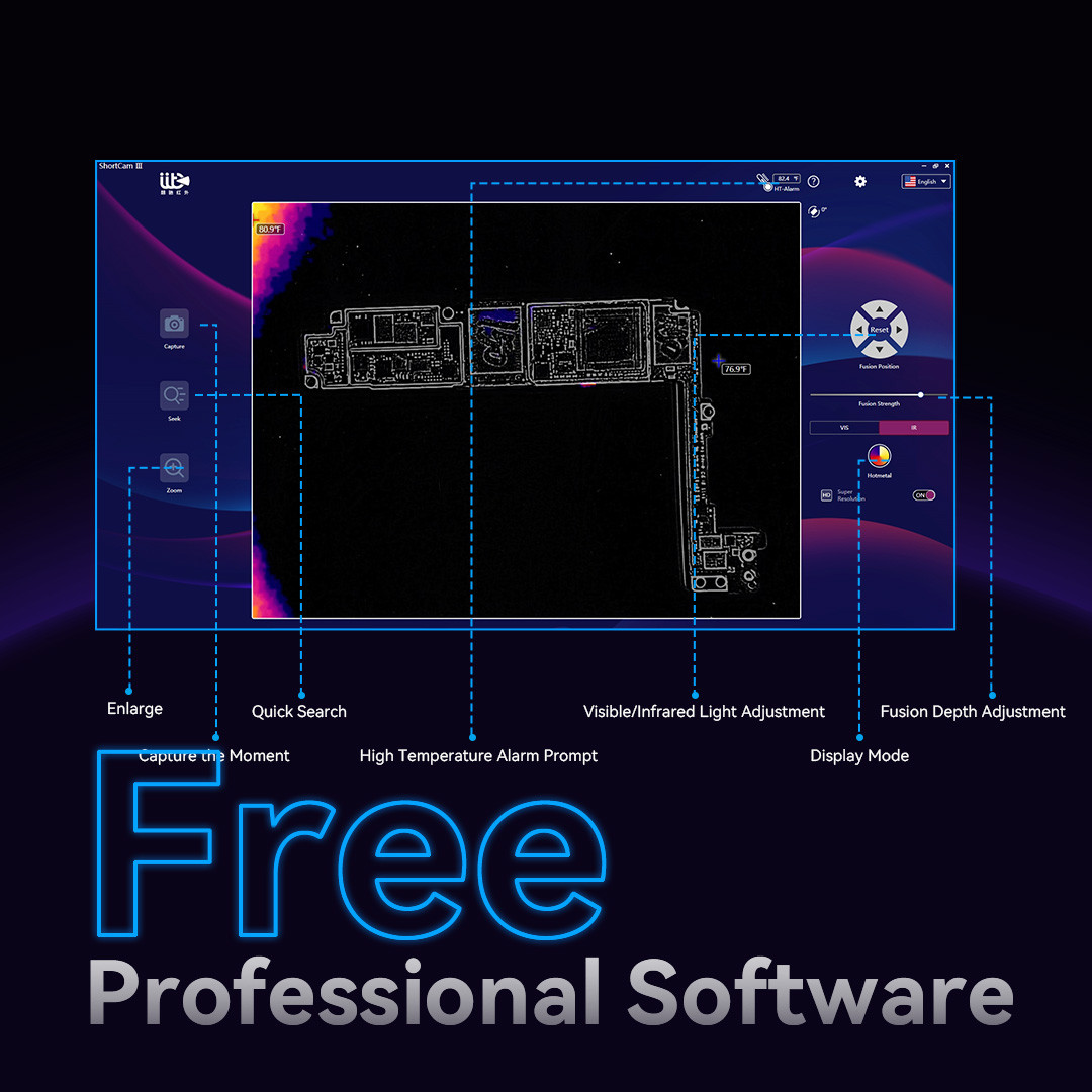 LANGCHI 6세대 쇼트캠 라이트 적외선 열화상 진단 - Shortcam Thermal Imaging Pcb 리뷰 및 가격