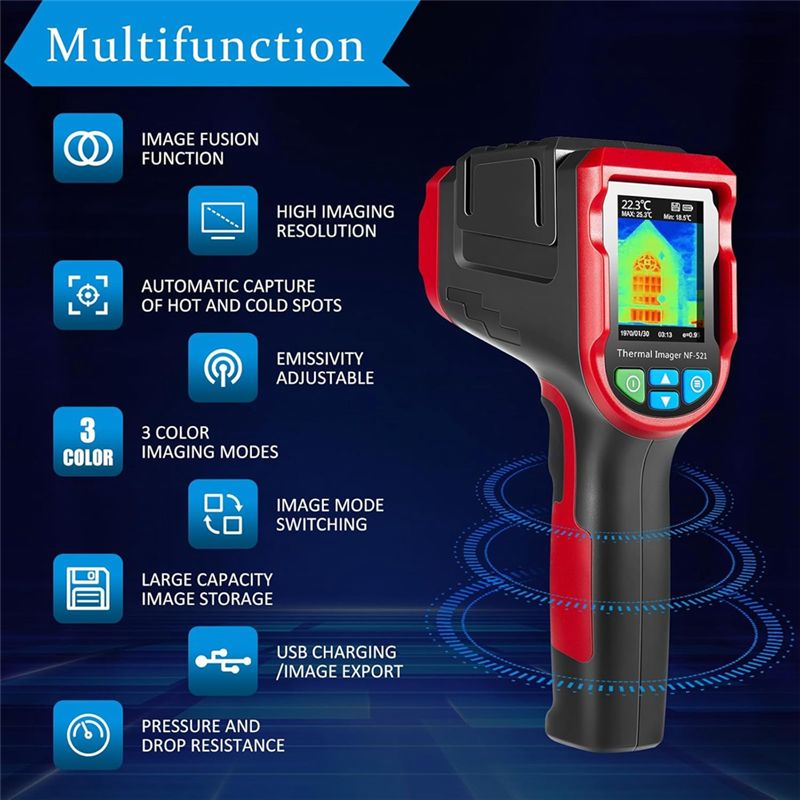 신제품 NF-521 열화상 카메라 휴대용 적외선 카메라 - Nf 521 Thermal Imaging Camera 리뷰 및 가격