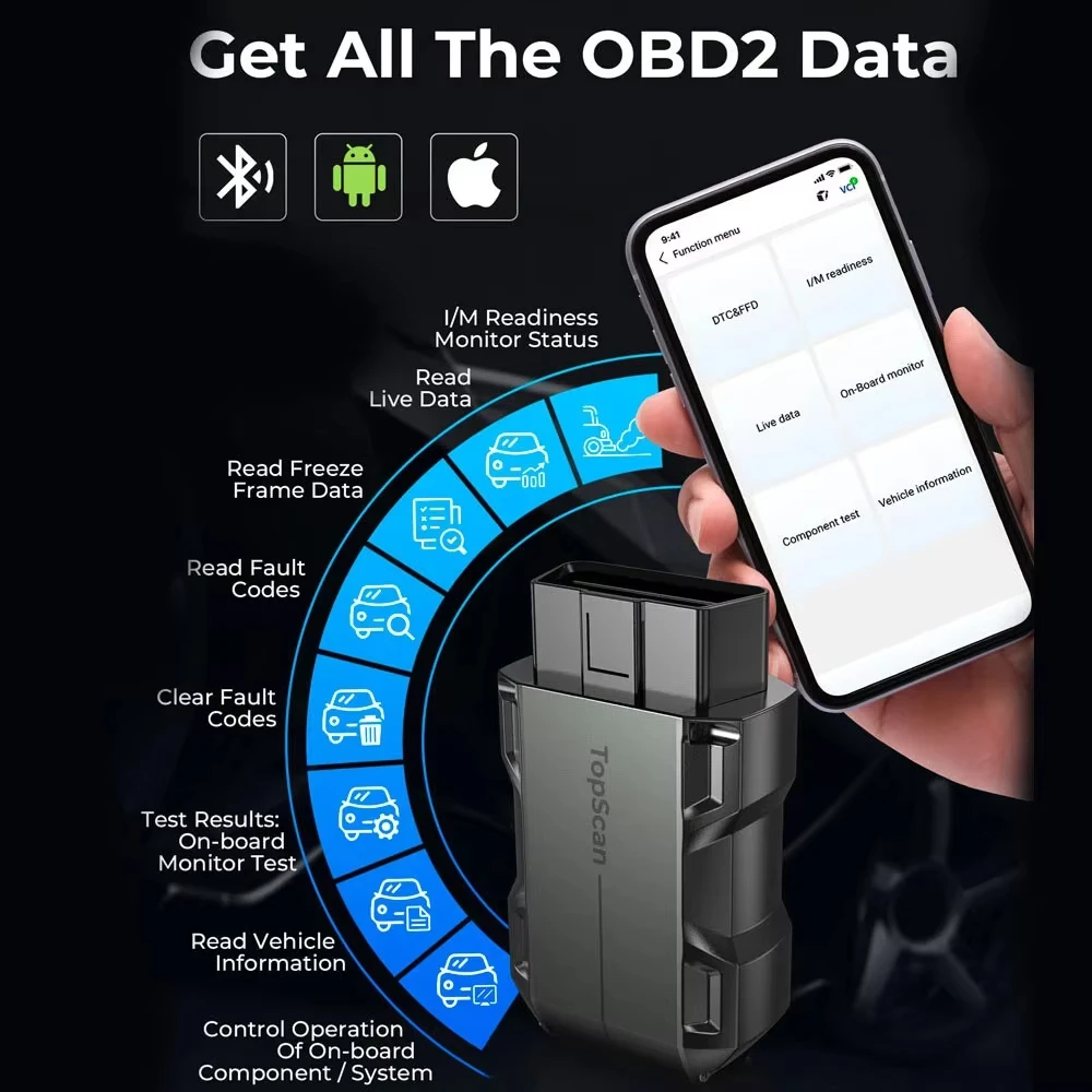 탑돈 탑스캔 프로 무선 OBD2 스캐너 코드 리더 풀  - Topdon Tc001 Thermal Camera 리뷰 및 가격