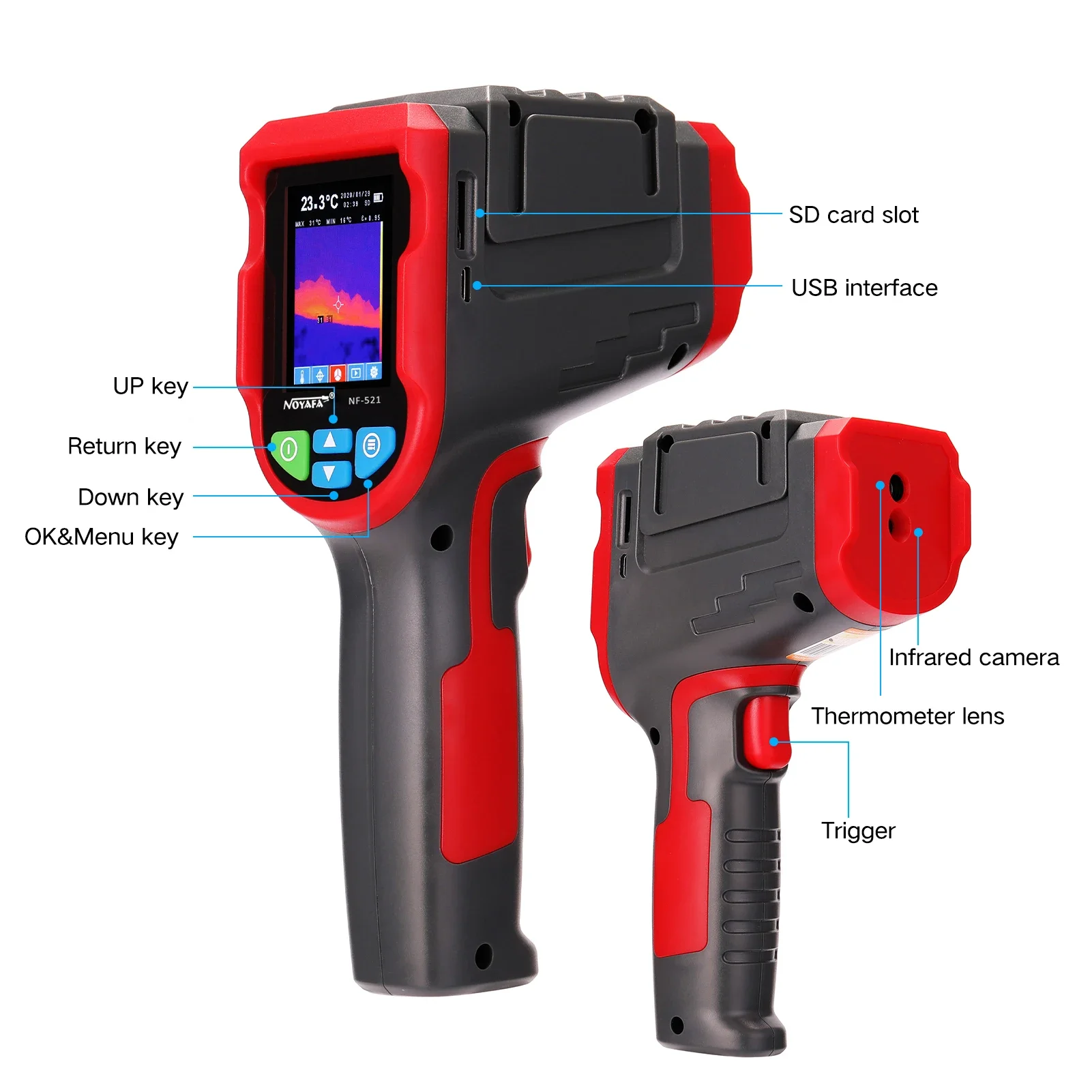 NF-521 휴대용 적외선 열 화상 카메라, 휴대용 I - Nf 521 Thermal Imaging Camera 리뷰 및 가격