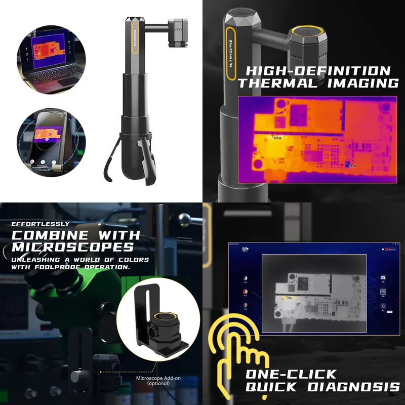 랑치 4세대 쇼트캠 라이트 폴딩형 고속 열화상 진단기  - Shortcam Thermal Imaging Pcb 리뷰 및 가격