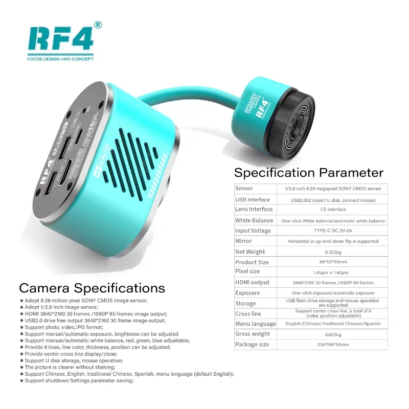 RF4 HD 4K 듀얼 스펙트럼 열화상 카메라 단락 테 - Pcb Short Circuit Thermal Diagnostics 리뷰 및 가격