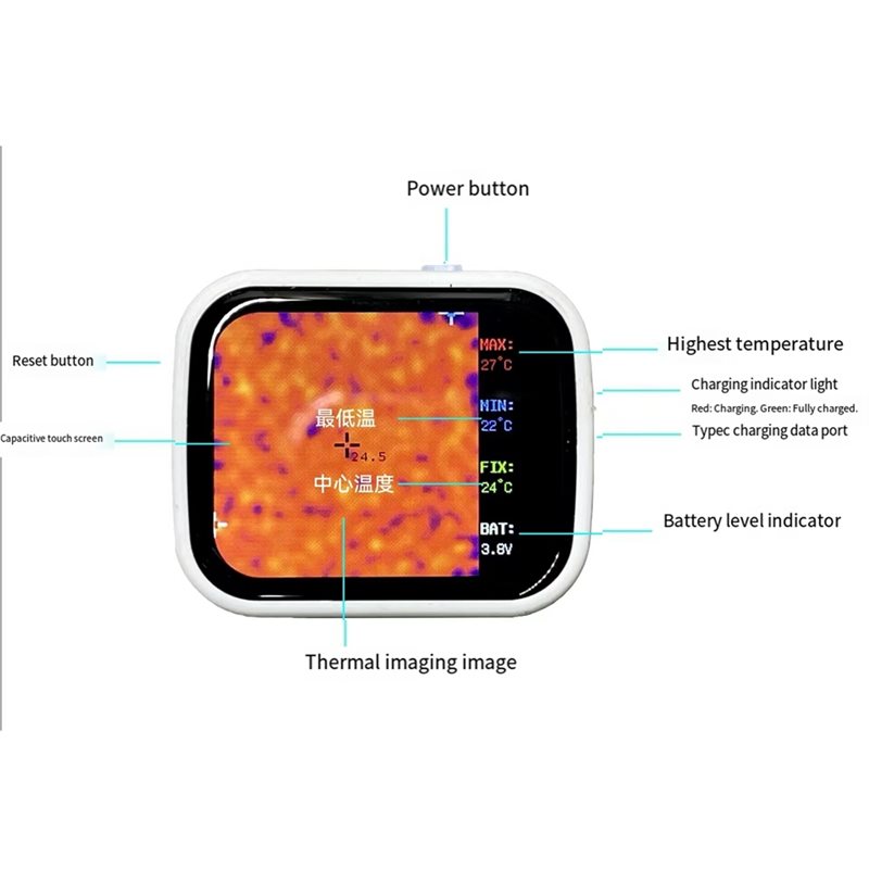 ABXD 열화상 카메라 320 X 240 터치스크린 미 - Underfloor Heating Thermal Detector 리뷰 및 가격